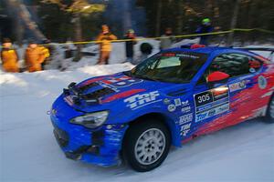 Santiago Iglesias / R.J. Kassel Subaru BRZ on SS15, Agren-Hunters II.