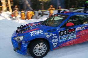 Santiago Iglesias / R.J. Kassel Subaru BRZ on SS15, Agren-Hunters II.