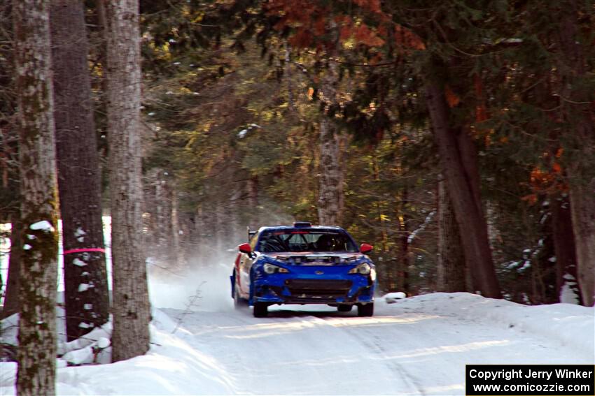 Santiago Iglesias / R.J. Kassel Subaru BRZ on SS15, Agren-Hunters II.
