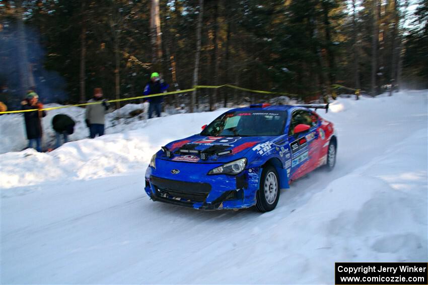 Santiago Iglesias / R.J. Kassel Subaru BRZ on SS15, Agren-Hunters II.
