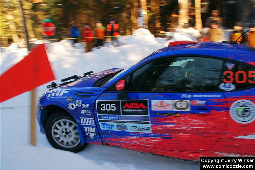 Santiago Iglesias / R.J. Kassel Subaru BRZ on SS15, Agren-Hunters II.
