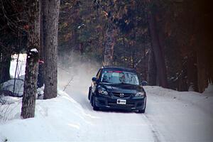 Sandy Liversidge / Tiago Lourenco Mazda Speed 3 on SS15, Agren-Hunters II.