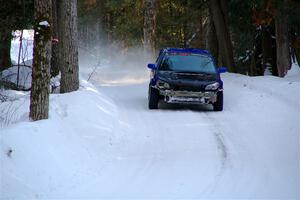 Evan Mosley / Brandon Opperthauser Subaru WRX on SS15, Agren-Hunters II.