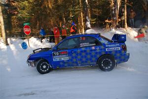 Evan Mosley / Brandon Opperthauser Subaru WRX on SS15, Agren-Hunters II.