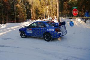 Evan Mosley / Brandon Opperthauser Subaru WRX on SS15, Agren-Hunters II.
