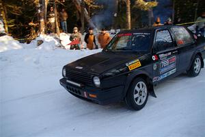Andy Cowan / John Vinti VW Jetta VR6 on SS15, Agren-Hunters II.