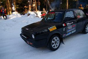 Andy Cowan / John Vinti VW Jetta VR6 on SS15, Agren-Hunters II.