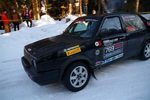 Andy Cowan / John Vinti VW Jetta VR6 on SS15, Agren-Hunters II.