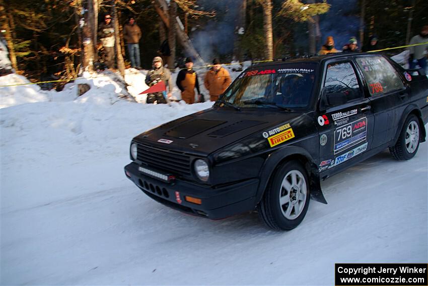 Andy Cowan / John Vinti VW Jetta VR6 on SS15, Agren-Hunters II.