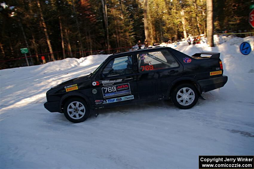 Andy Cowan / John Vinti VW Jetta VR6 on SS15, Agren-Hunters II.