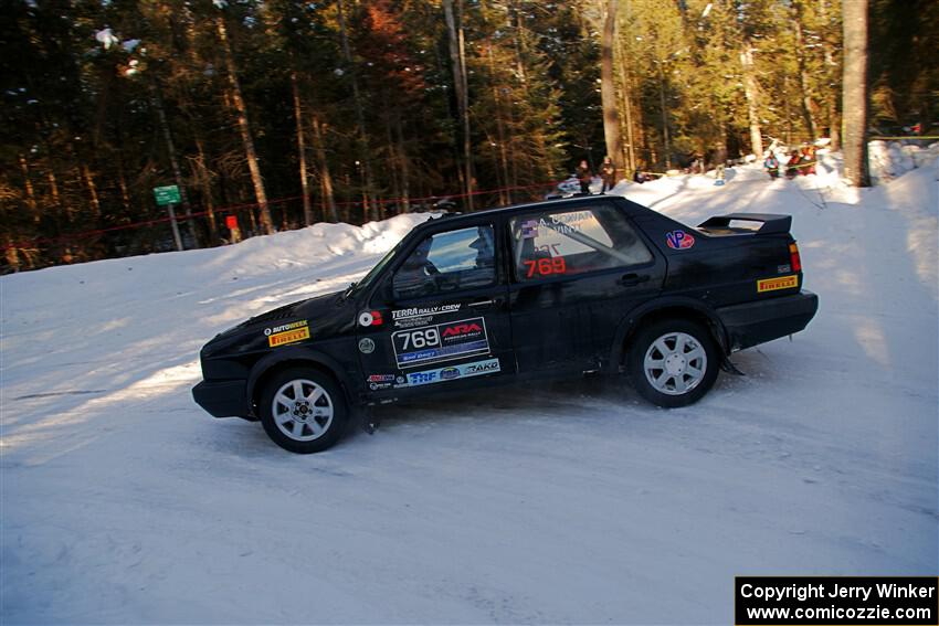 Andy Cowan / John Vinti VW Jetta VR6 on SS15, Agren-Hunters II.