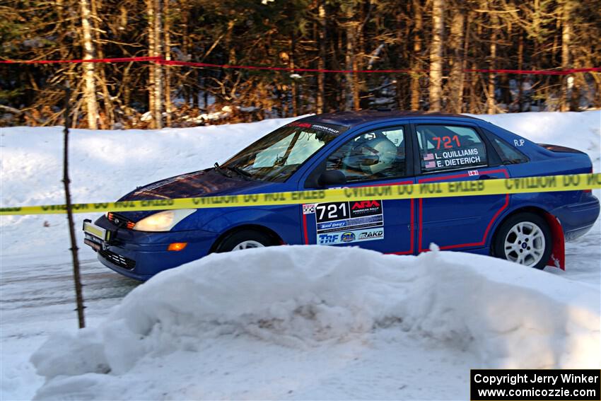 Luke Quilliams / Eric Dieterich Ford Focus SE on SS15, Agren-Hunters II