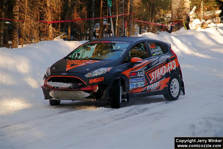 Stepan Kravets / Bohdan Kravets Ford Fiesta ST on SS15, Agren-Hunters II.