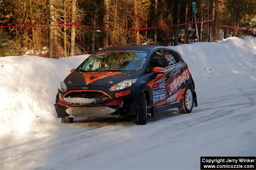 Stepan Kravets / Bohdan Kravets Ford Fiesta ST on SS15, Agren-Hunters II.