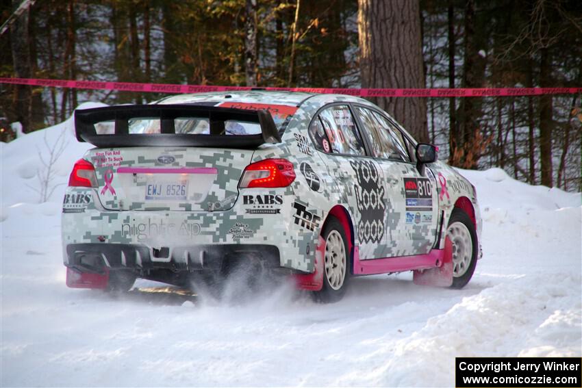 Brad Hayosh / Neil Moser Subaru WRX STi on SS15, Agren-Hunters II.