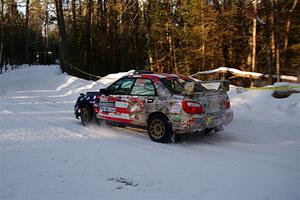 Mike Carr / Jeremy Agostino Subaru WRX STi on SS15, Agren-Hunters II.