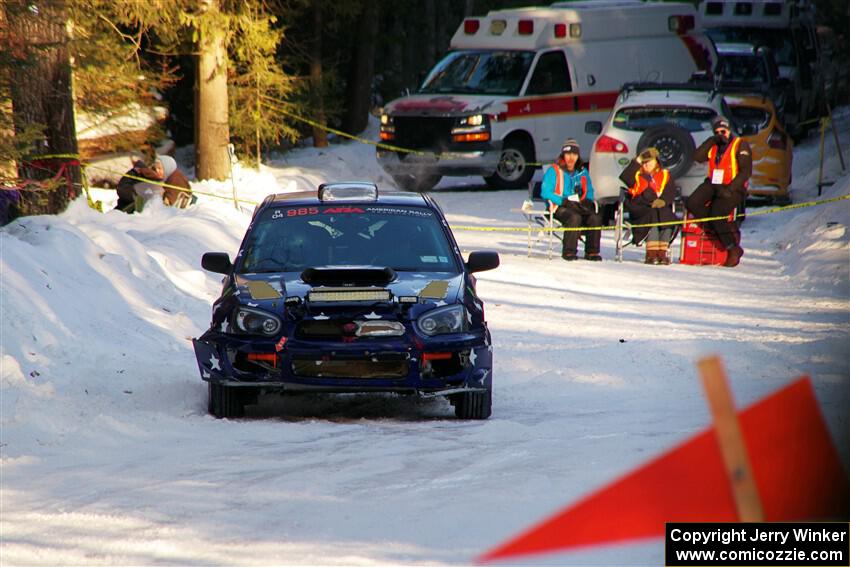 Mike Carr / Jeremy Agostino Subaru WRX STi on SS15, Agren-Hunters II.