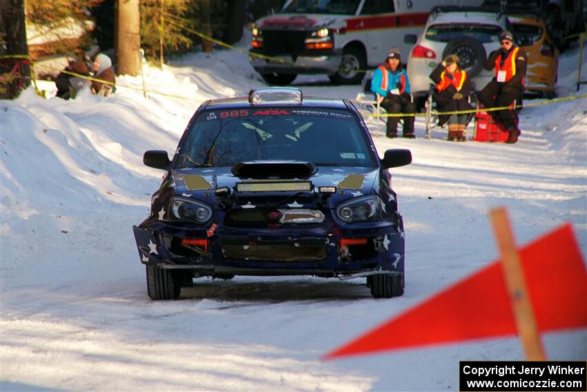 Mike Carr / Jeremy Agostino Subaru WRX STi on SS15, Agren-Hunters II.