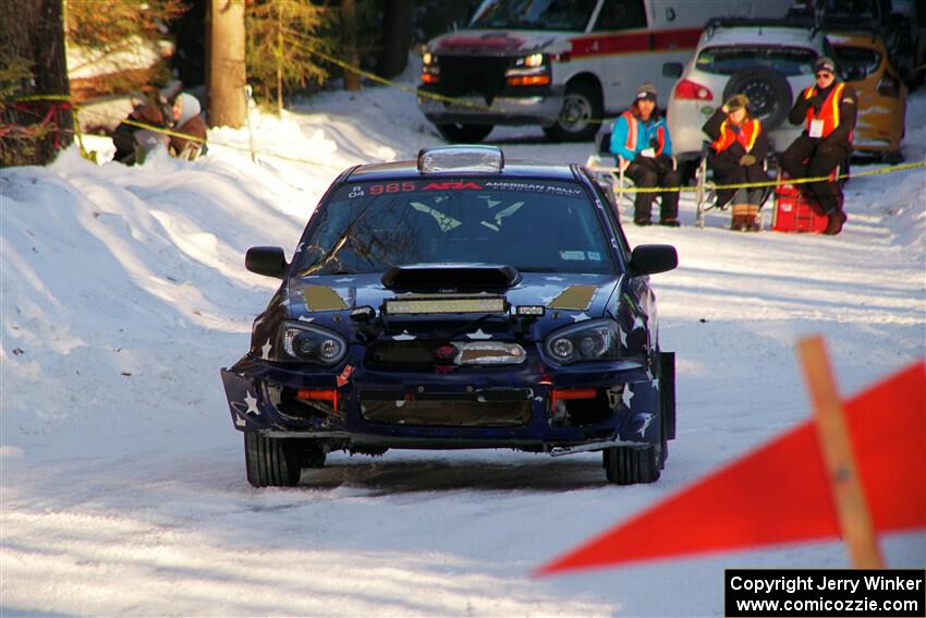 Mike Carr / Jeremy Agostino Subaru WRX STi on SS15, Agren-Hunters II.