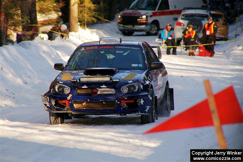 Mike Carr / Jeremy Agostino Subaru WRX STi on SS15, Agren-Hunters II.