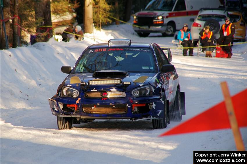 Mike Carr / Jeremy Agostino Subaru WRX STi on SS15, Agren-Hunters II.