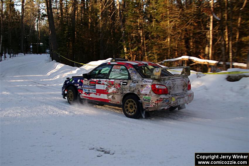 Mike Carr / Jeremy Agostino Subaru WRX STi on SS15, Agren-Hunters II.
