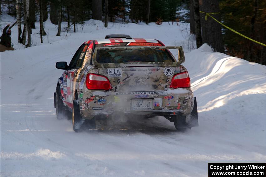 Mike Carr / Jeremy Agostino Subaru WRX STi on SS15, Agren-Hunters II.