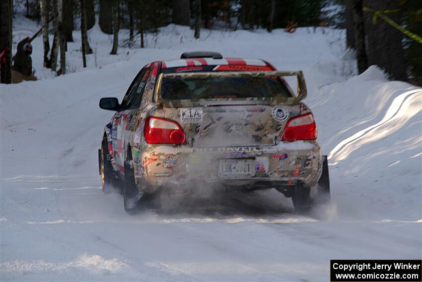 Mike Carr / Jeremy Agostino Subaru WRX STi on SS15, Agren-Hunters II.