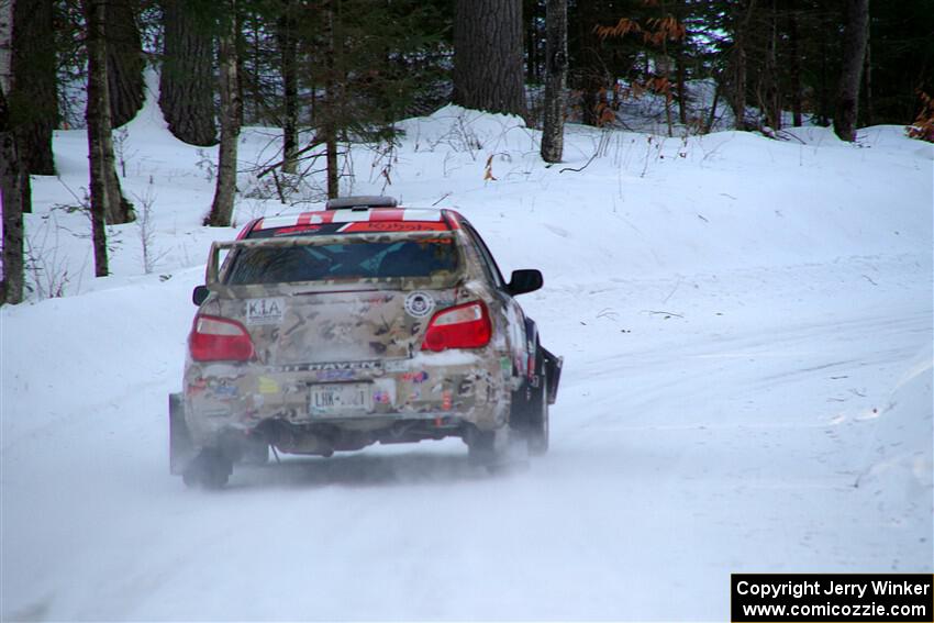 Mike Carr / Jeremy Agostino Subaru WRX STi on SS15, Agren-Hunters II.