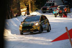 Jason Kodat / Phil Marsh Ford Fiesta ST on SS15, Agren-Hunters II.