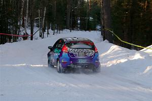 Imogen Thompson / Steve Harrell Ford Fiesta on SS15, Agren-Hunters II.