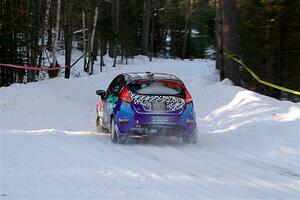 Imogen Thompson / Steve Harrell Ford Fiesta on SS15, Agren-Hunters II.