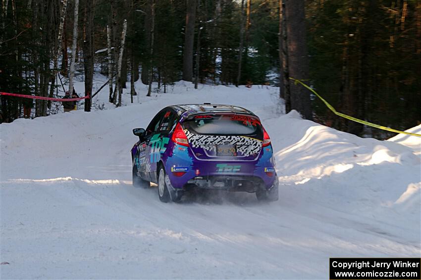 Imogen Thompson / Steve Harrell Ford Fiesta on SS15, Agren-Hunters II.