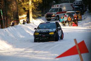 Chase Blakely / Mike Callaway VW GTI GLX on SS15, Agren-Hunters II.