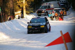 Chase Blakely / Mike Callaway VW GTI GLX on SS15, Agren-Hunters II.
