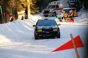 Chase Blakely / Mike Callaway VW GTI GLX on SS15, Agren-Hunters II.
