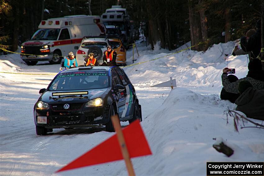 Scott James / Michelle Donovan VW GTI on SS15, Agren-Hunters II.