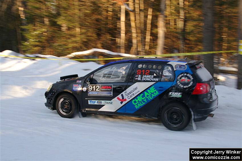 Scott James / Michelle Donovan VW GTI on SS15, Agren-Hunters II.