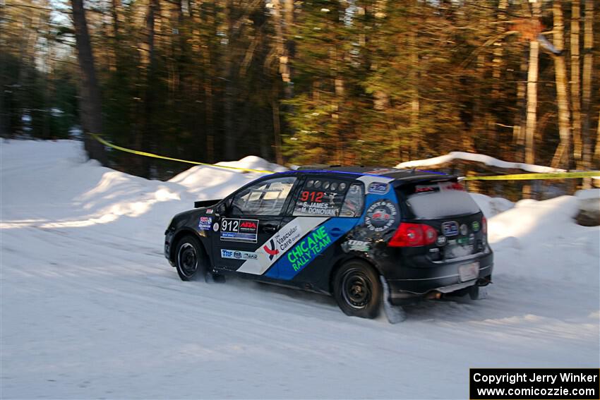 Scott James / Michelle Donovan VW GTI on SS15, Agren-Hunters II.