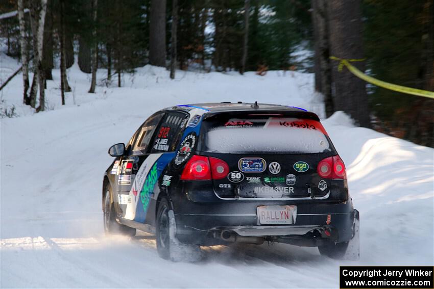 Scott James / Michelle Donovan VW GTI on SS15, Agren-Hunters II.