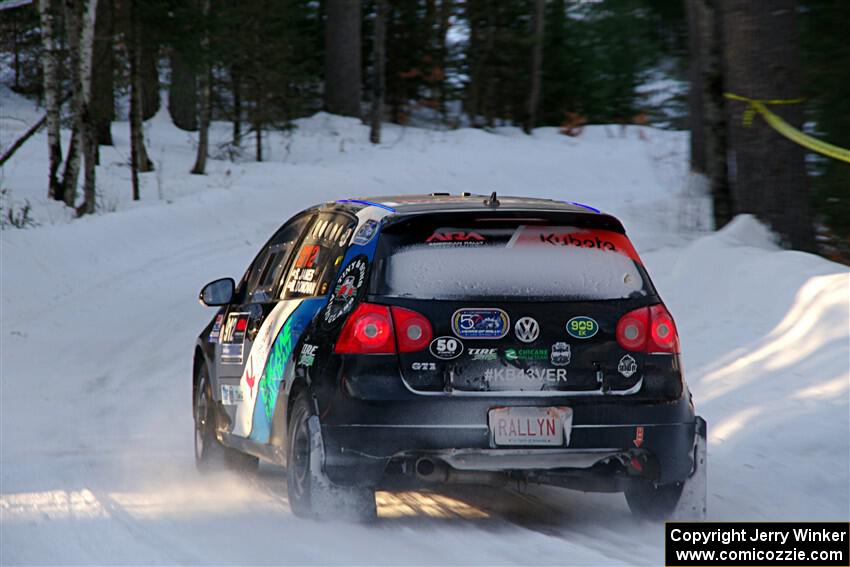 Scott James / Michelle Donovan VW GTI on SS15, Agren-Hunters II.
