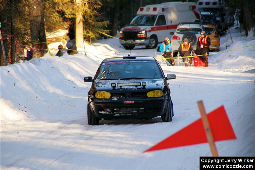Chase Blakely / Mike Callaway VW GTI GLX on SS15, Agren-Hunters II.