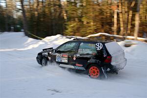 Chase Blakely / Mike Callaway VW GTI GLX on SS15, Agren-Hunters II.