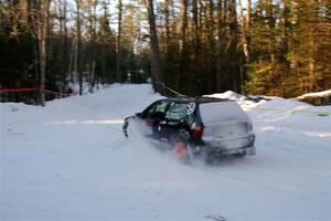 Chase Blakely / Mike Callaway VW GTI GLX on SS15, Agren-Hunters II.
