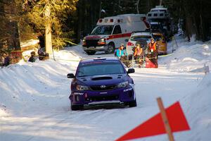 Nick Pysklyvets / Roman Romanchuk Subaru WRX STi on SS15, Agren-Hunters II.