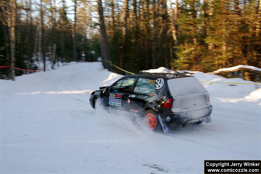 Chase Blakely / Mike Callaway VW GTI GLX on SS15, Agren-Hunters II.