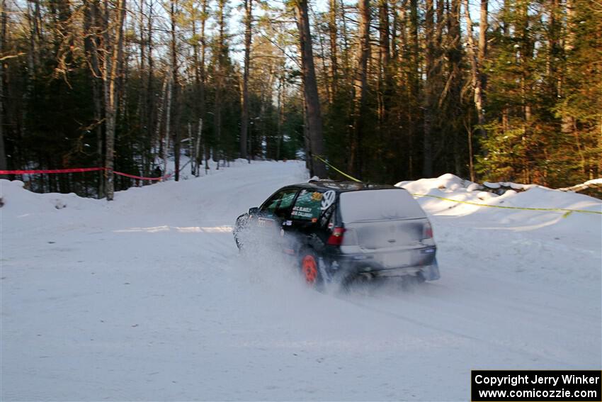 Chase Blakely / Mike Callaway VW GTI GLX on SS15, Agren-Hunters II.