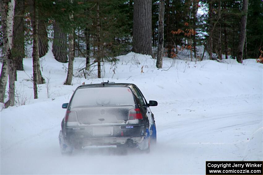 Chase Blakely / Mike Callaway VW GTI GLX on SS15, Agren-Hunters II.