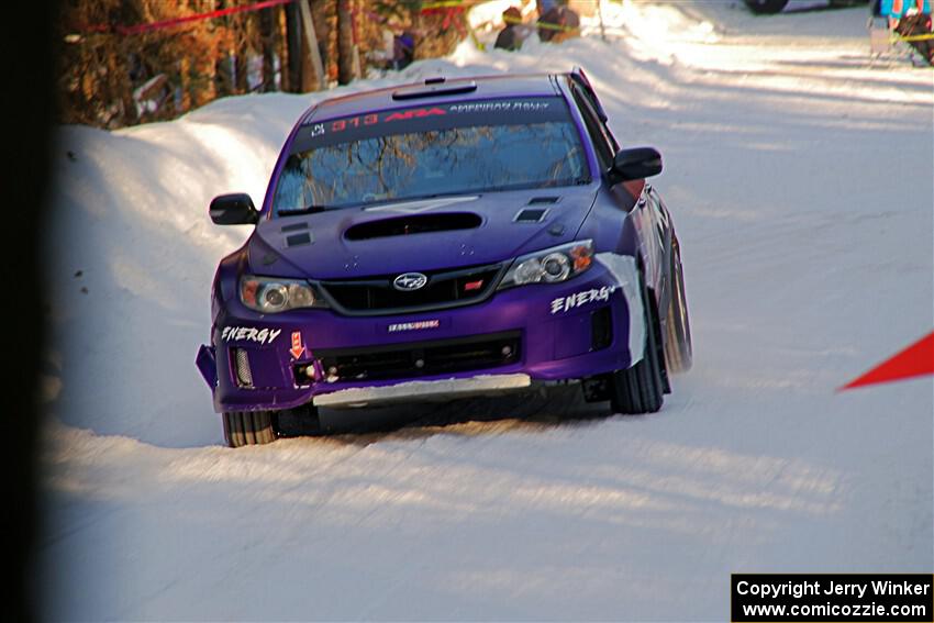 Nick Pysklyvets / Roman Romanchuk Subaru WRX STi on SS15, Agren-Hunters II.
