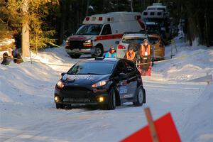John Barnett / Lucas Laeser Ford Fiesta ST on SS15, Agren-Hunters II.